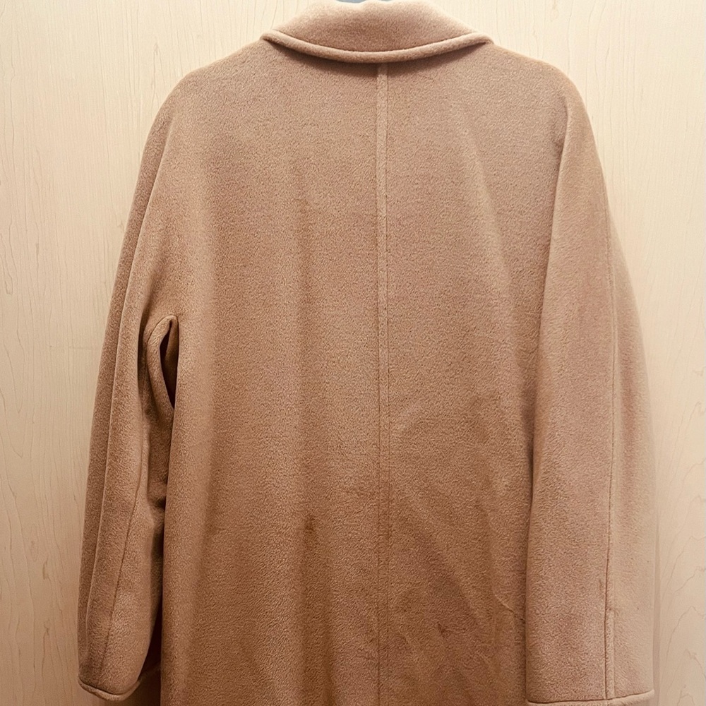 Vintage Max Mara Camel Wool Coat Oversized Icon Silhouette Made in Italy Luxury - Picture 10 of 13